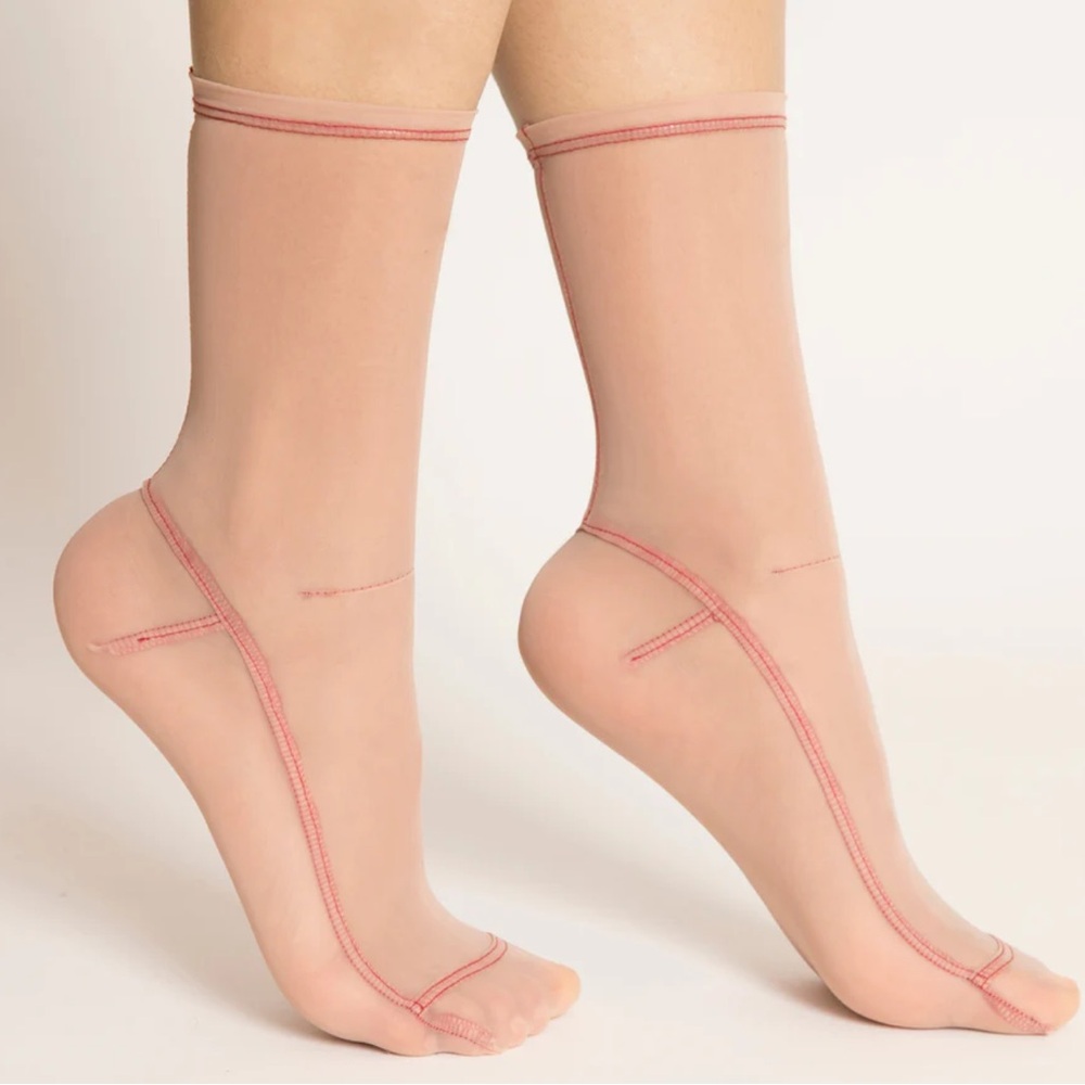 DARNER Red Lined Mesh Sock